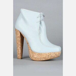 NWOB Plomo Carina Leather Platform Ankle Boots